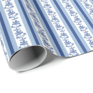 Blockdrucklotus Geschenkpapier