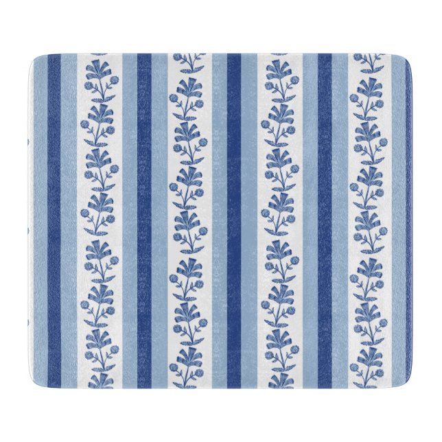 Blockdrucklotus Schneidebrett (Vorderseite)