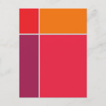 Blöcke 2 Geometrische Postkarte