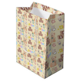Blöcke und Spielzeuge Baby-Party Mittlere Geschenktüte