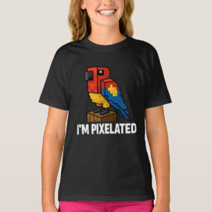 Blocker Jungle Parrot Pixel Parrot Pixel Art T-Shirt