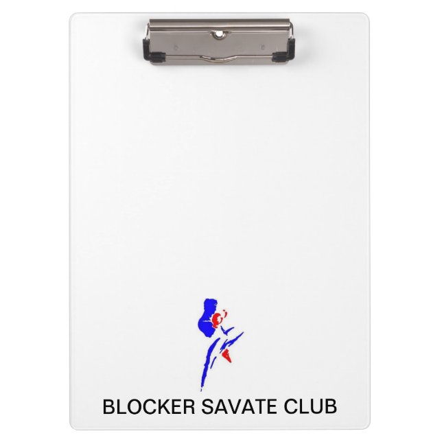 Blocker Savate Verein-Klemmbrett Klemmbrett (Vorderseite)