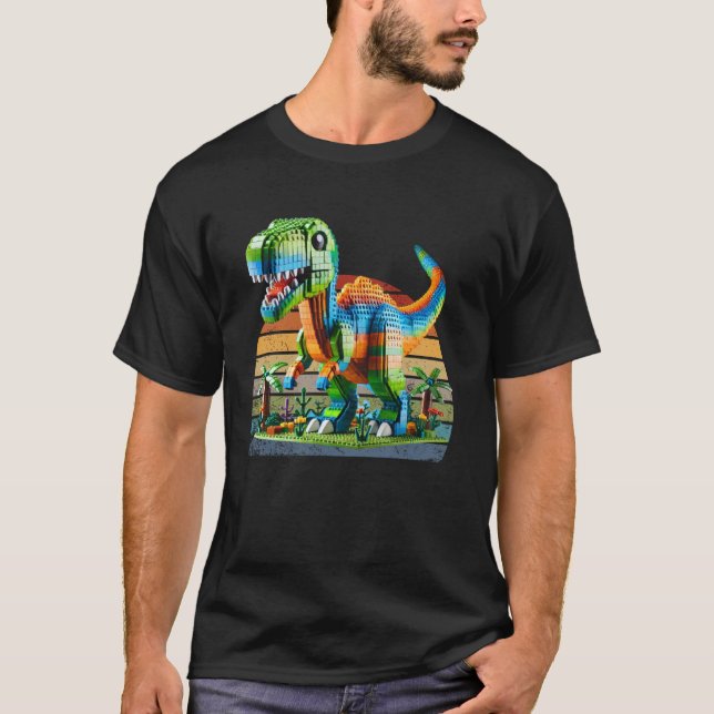 Blockerspiel! mit Dinosaurier-Steinen, Ne T-Shirt (Vorderseite)