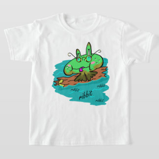 Blockfrosch Ribbit 1 k T-Shirt