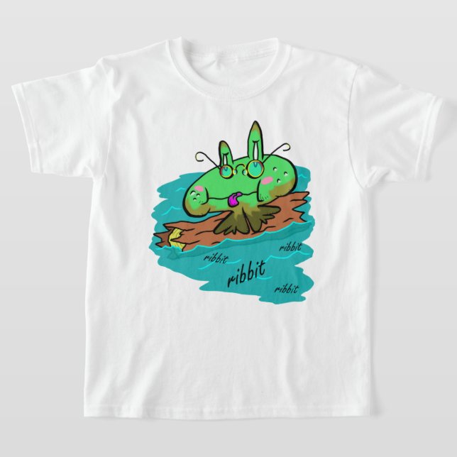 Blockfrosch Ribbit 1 k T-Shirt (Ablage )