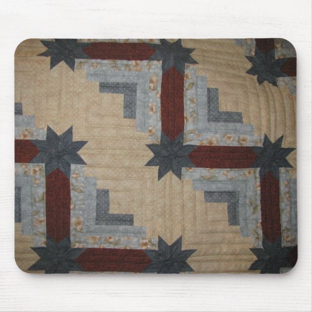 Blockhaus-Mausunterlage Mousepad (Vorne)