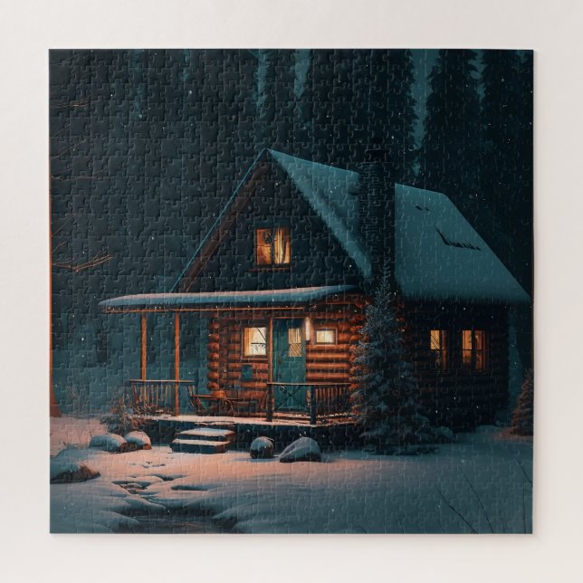 BLOCKHAUS WINTER WEIHNACHTEN  PUZZLE (Vertikal)