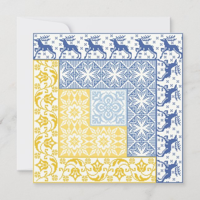 Blockhütte~Winter (Vorderseite)