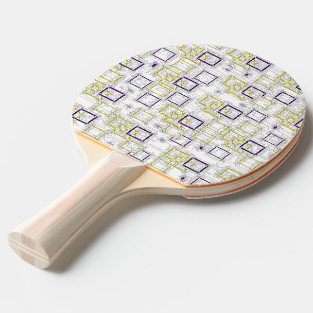 Blockierabmessungen Tischtennis Schläger (Vorderseite)