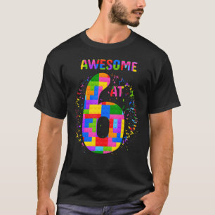 Blockiert Baukinder sechs Jahre vor dem 6. Geburts T-Shirt