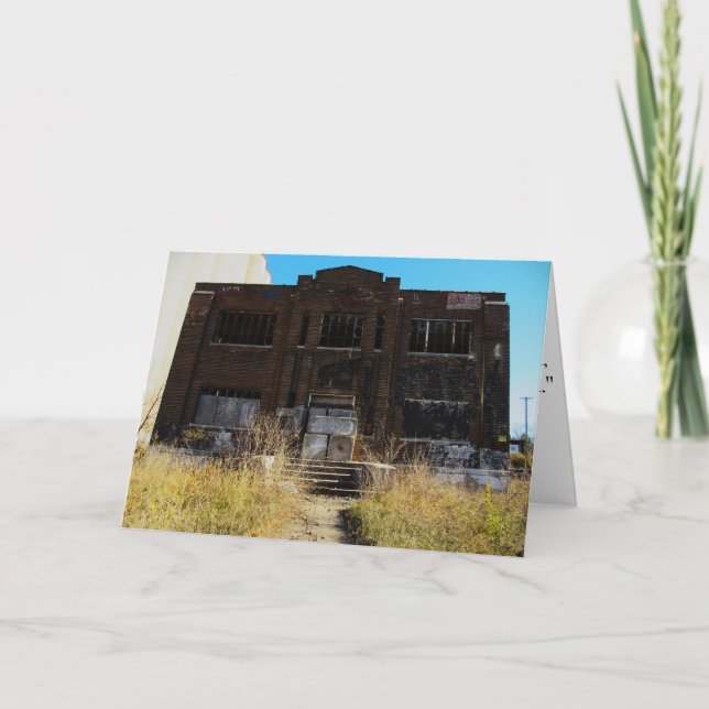 "Blockiert" Hallowe’en Card Karte (Vorderseite)