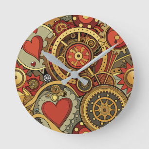 Blockierung der Hingabe Runde Wanduhr
