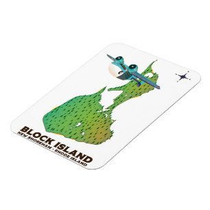 Blockinsel New Shoreha, Insel Rhode Magnet