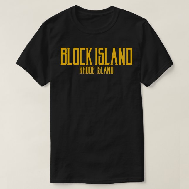 Blockinsel Vintager Bernsteinfasspullover T-Shirt (Design vorne)