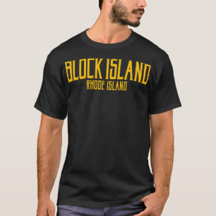 Blockinsel Vintager Bernsteinfasspullover T-Shirt