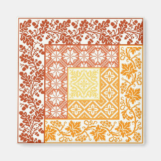 Blockkabine Herbst Magnet