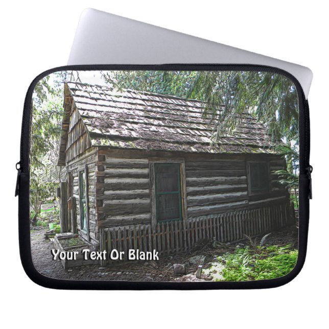 Blockkabine Laptopschutzhülle (Vorderseite)