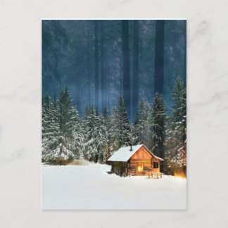 Blockkabine Postkarte