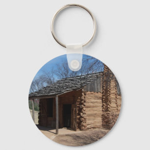 Blockkabine Schlüsselanhänger