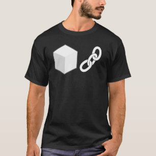 Blockkettengrafik T-Shirt