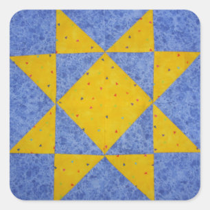 Blockkleber Quadratischer Aufkleber