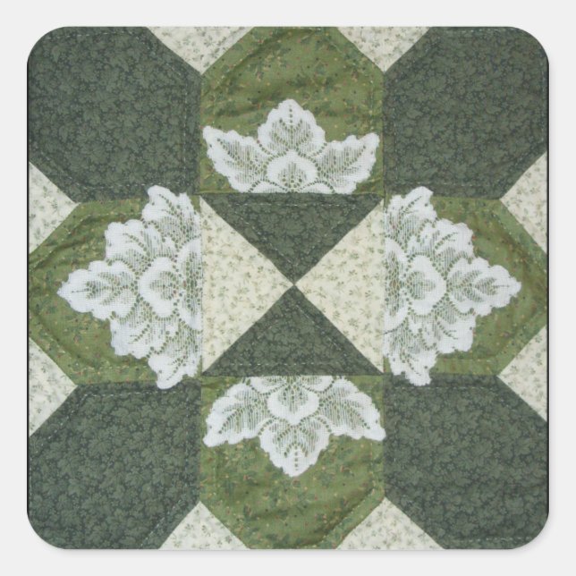 Blockkleber Quadratischer Aufkleber (Vorderseite)