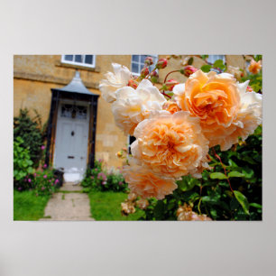 Blockley Village Hütte Cotswolds Gloucestershire Poster