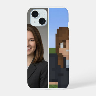 BlockPix Minecraft Charakter Handyhülle iPhone 15 Hülle