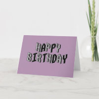 Blocks Happy Birthday (Lavender)