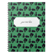 Blockschwarze Katzen Halloween Pixel Art Muster