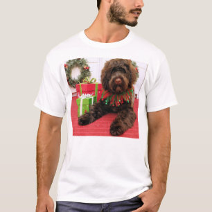 Blockwagen - portugiesischer Wasser-Hund T-Shirt