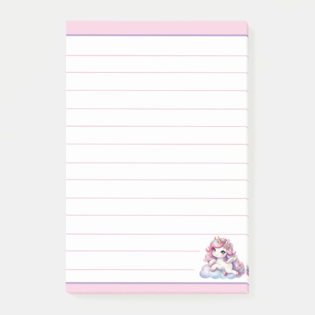 Blocs de Notas Unicornio Post-it Klebezettel (Vorderseite)