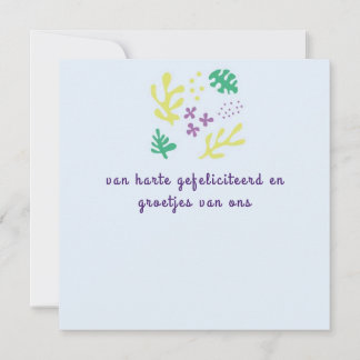 bloem abstract karte