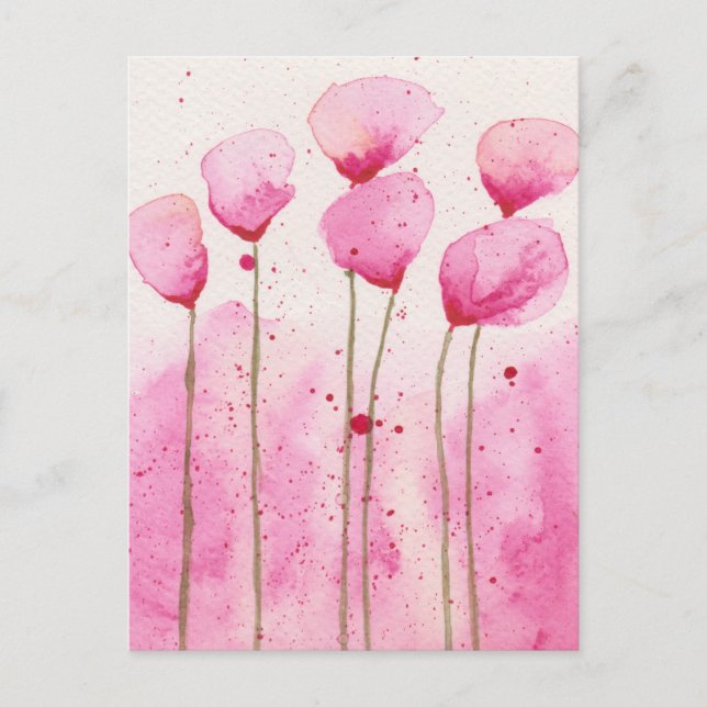 Bloemen Briefkaart Postkarte (Vorderseite)