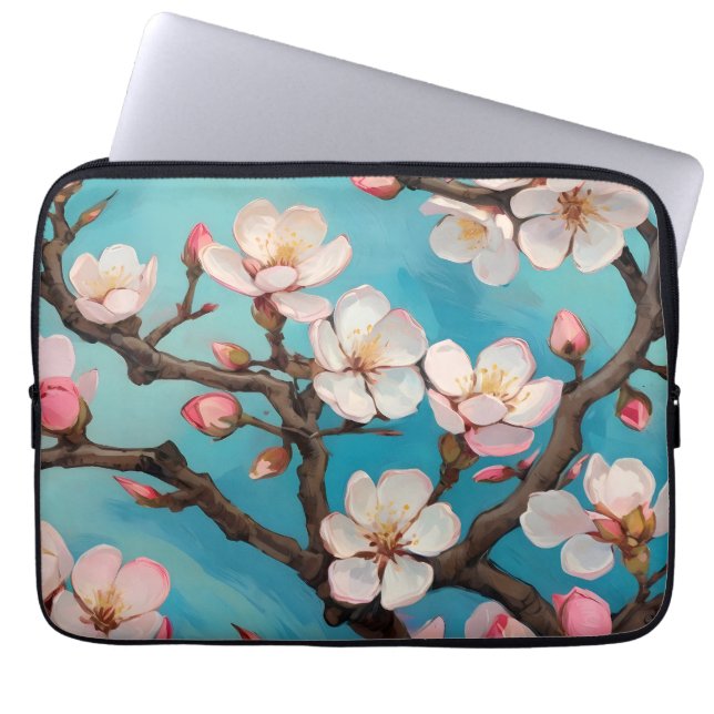 Bloesem in de Lente Laptopschutzhülle (Vorderseite)