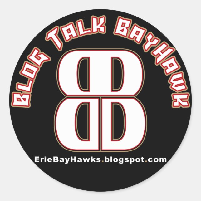 Blog Talk BayHawk Stickers (Vorderseite)