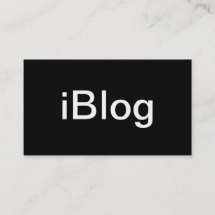 Blog-Visitenkarte Visitenkarte