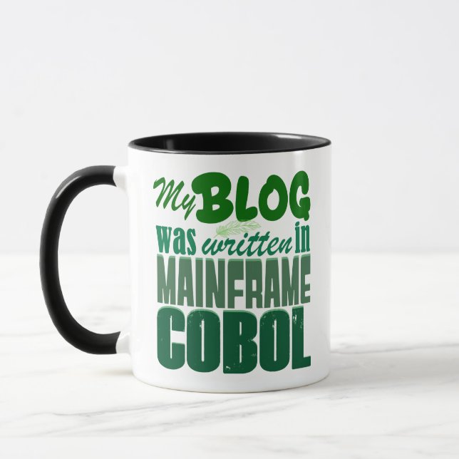 Blog wurde in COBOL codiert – Retro-Mainframe-Entw Tasse (Links)
