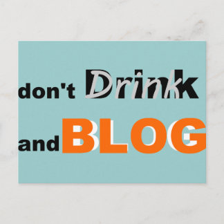 Blog Zitate trinken und Blog Postkarte