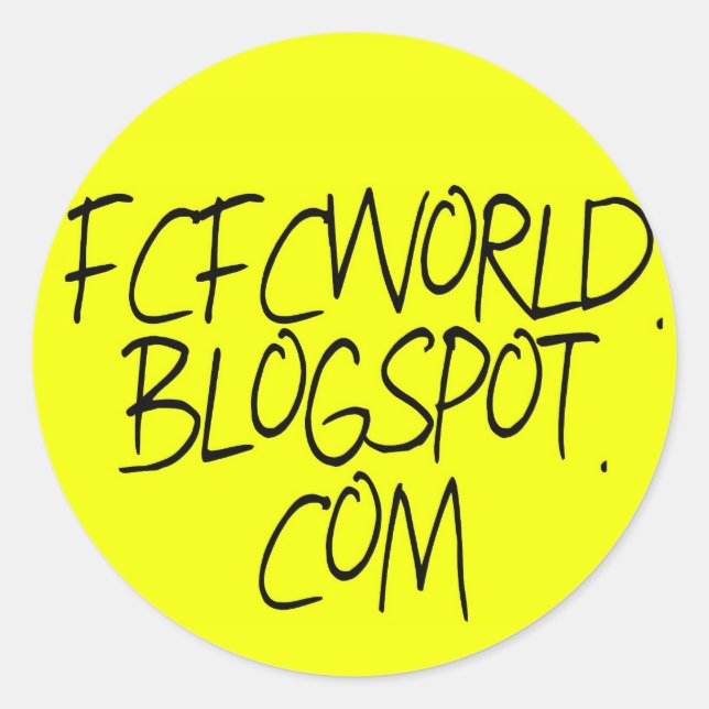 Blogaufkleber Runder Aufkleber (Vorderseite)