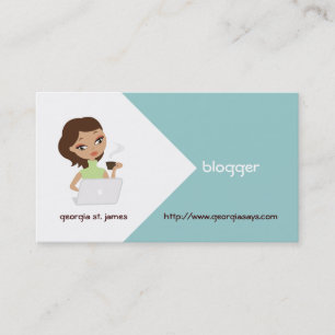 Blogger Business Cards Visitenkarte