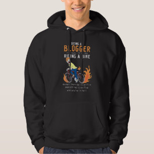 Blogger like riding bike radclist Funny 1 Hoodie