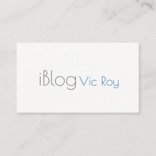 Blogger, Social Media, Follow Me Business Card Visitenkarte
