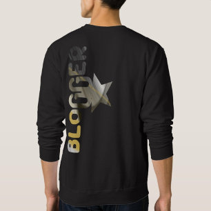 BLOGGER Sweatshirt Trend Abstrakt Schwarz-weiß Gol