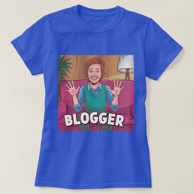 Blogger T - Shirt (Design vorne)
