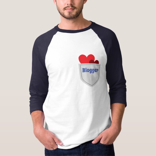 Blogger Typ T-Shirt (Vorderseite)
