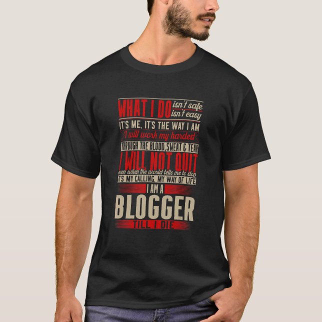 Bloggerdefinition T-Shirt (Vorderseite)