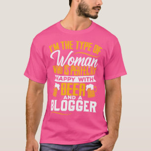 Bloggers Ehefrau Girlfriend Bloggen Bloggen T-Shirt