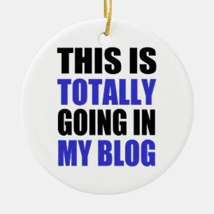 Blogging Keramikornament
