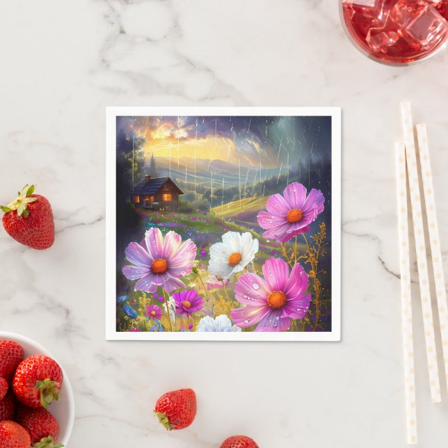 Blogs in Blocks: Ein künstlerisches Display Serviette (Beispiel)